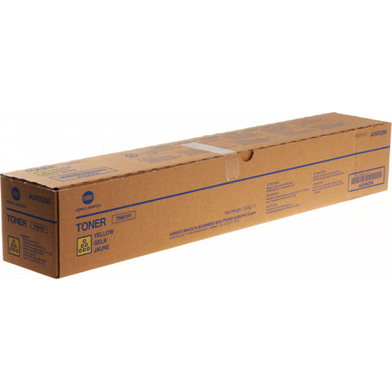Konica Minolta TN-619Y Yellow Toner - (A3VX250)