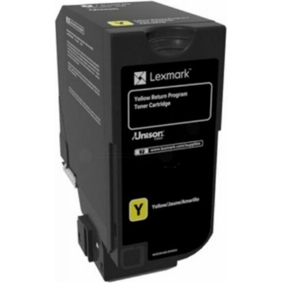 Lexmark Toner Laser Yellow -7k Pgs - (74C2SY0)