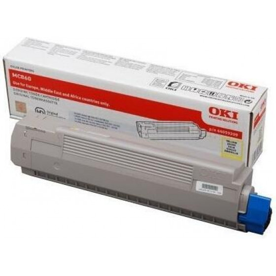 OKI Toner Laser Yellow - 10K Pgs - (44059209)