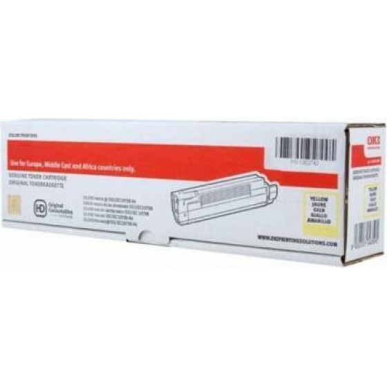 OKI Toner Laser Yellow - 7.3K Pgs - (45862837)