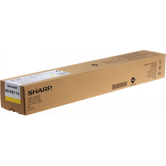 Sharp Toner Cartridge Yellow 24K Pgs - (MX-61GTYA)