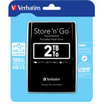 Verbatim VERB. 2.5''Hdd EXT. 3.0 Black 2TB - (53177)