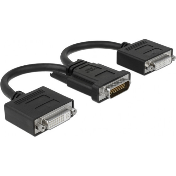 DeLock ���������� DMS-59 �� 2x Dvi 20cm, ������ - (65281)