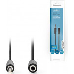 Nedis CAGB22050BK50 Stereo Audio Cable 3.5 Mm Male - 3.5 Mm Female 5.0m Black