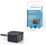 Nedis CAGB22945BK Stereo Audio Adapter 3.5 Mm Male - 2x 3.5 Mm Female Black
