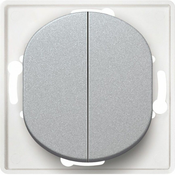 Eon E606.S Serial Switch Without Cover Frame Silver - (ERW-EON-E606.S)