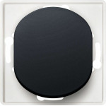 Eon E607.E1 Alternative Switch Without Cover frame, soft-Touch Black - (ERW-EON-E607.E1)