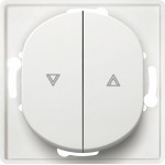 Eon E6075.0 Push-Button Switch For Rolling Shuters Without Cover frame, White - (ERW-EON-E6075.0)