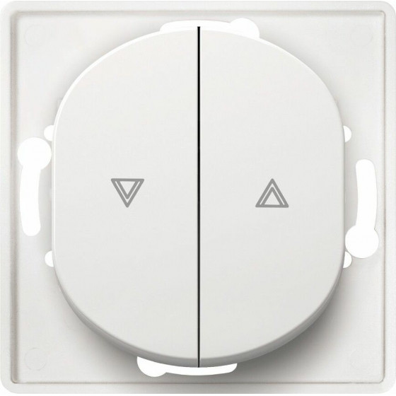 Eon E6075.0 Push-Button Switch For Rolling Shuters Without Cover frame, White - (ERW-EON-E6075.0)