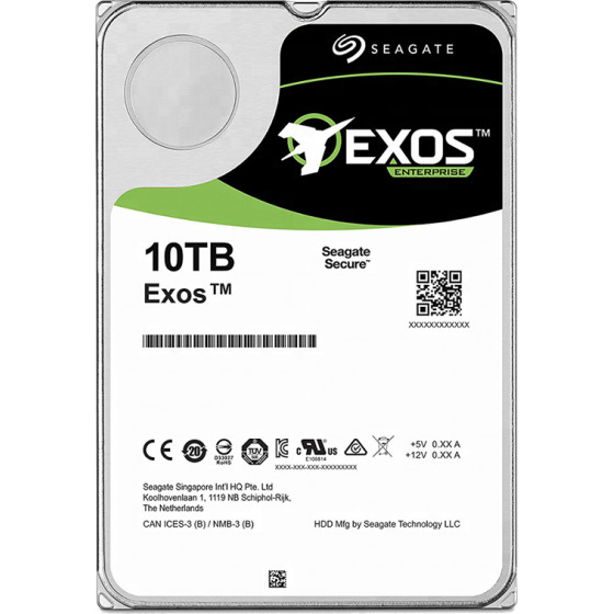 Seagate ���������� ������� ������ 3.5'' 10TB Enterprise Capacity (Helium) 12 Gb/s Sas - (ST10000NM0096)