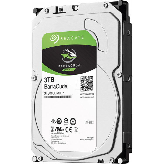 Seagate ���������� ������� ������ 3.5'' 3TB Sata Barracuda - (ST3000DM007)