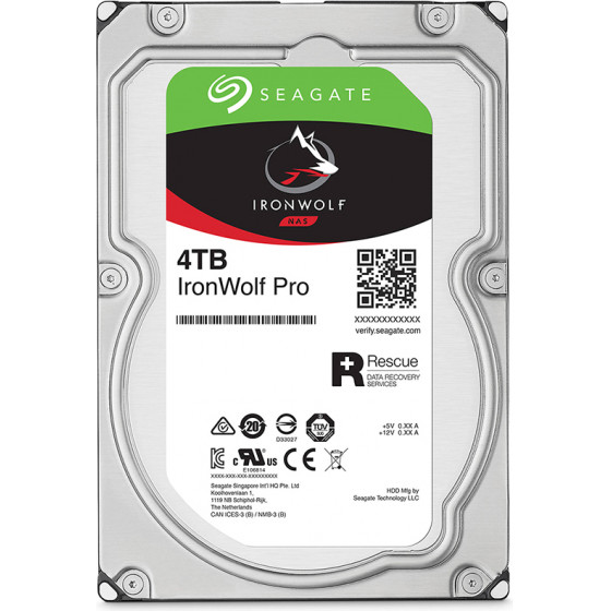 Seagate ���������� ������� ������ 3.5'' 4TB Ironwolf Pro - (ST4000NE001)