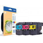 Brother Inkjet Cyan / Magenta / Yellow Cartridge (LC-125XLRBWBPDR) (BRO-LC-125XLRBWBPDR) - (LC125XLRBWBPDR)