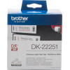 Brother P-Touch Label Red / Black On White15.2m x 62mm - (DK22251)