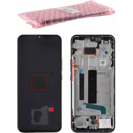 Xiaomi Mi 10 Lite 5G ����� + Touch Screen + Lens + Frame Black Original Service Pack - (56000400J900)