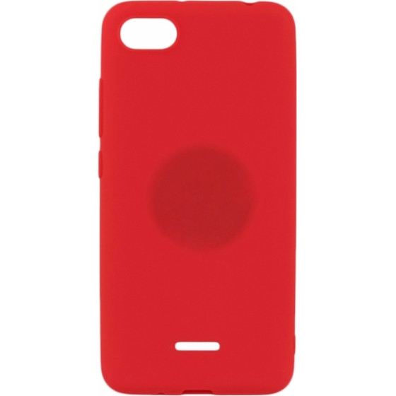 Senso Rubber Xiaomi Redmi 6A Red Backcover - (SERXIAR6AR)