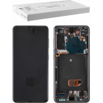 Samsung G991 S21 ����� + Touch Screen + Lens + Frame Grey Original Service Pack - (GH82-24545A)
