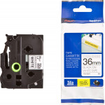 Brother P-Touch Industrial Laminated Black On White 8m x 36mm - (TZES261)