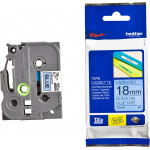Brother P-Touch Laminated Black On Blue 8m x 18mm - (TZE541)