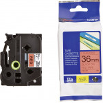 Brother P-Touch Laminated Black On Red 8m x 36mm - (TZE461)