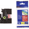 Brother P-Touch Laminated White On Red 8m x 12mm - (TZE435)