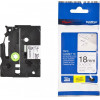 Brother P-Touch Adhesive Tape Security Black On White 8m x 18mm - (TZESE4)