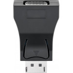 Goobay ���������� Displayport �� Vga gold-plated, ������ - (63489)