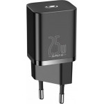 Baseus Super Si 1C Travel Charger Black (25W) - (CCSP020101)