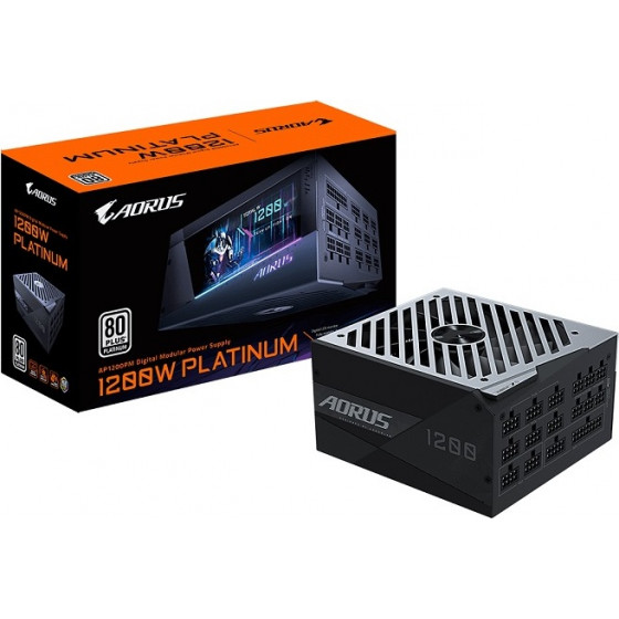 Gigabyte ����/�� 1200W Apfc 80+ Platinum Full Mod - (GP-AP1200PM)