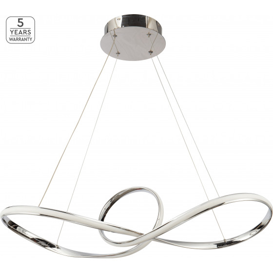 Homelighting SE LED 81 MALBERA PENDANT CHROME �5 - (77-8126)