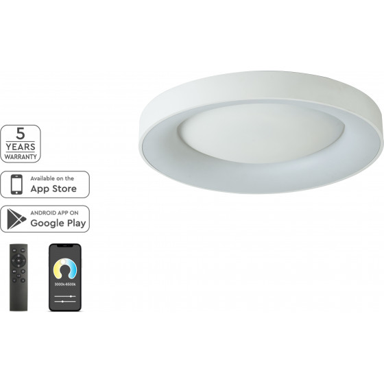 Homelighting SE LED SMART 60 AMAYA CEILING WHITE �3 - (77-8155)