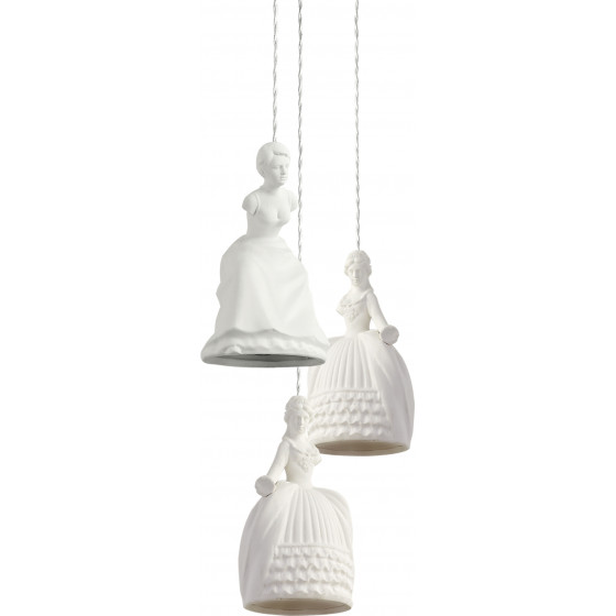 Homelighting SE171-3 HANDAN & LATIFE WHITE PENDANT+ - (77-3677)