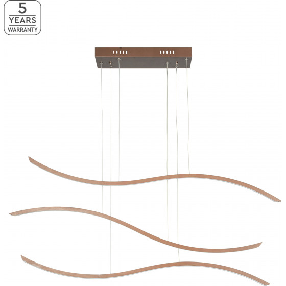 Homelighting SE LED 120 WAVES PENDANT COFFEE BROWN �5 - (77-8130)