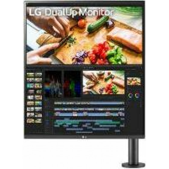 LG Nano Ips LED, 28'', 16:18, 300 CD/M2, 1000:1, 5MS, 60Hz, 2560x2880, 2x HDMI/Display PORT/USB-C/Usb HUB/Hp OUT, SPEAKERS, 3YW & 0 PIXEL. - (28MQ780-B ERGO)