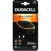 Duracell ��������� �������� 12W �� ����� Usb 2.4A ����� - (DRACUSB12-EU)