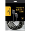 Cablexpert Dvi Video Cable Single Link Cable Black 1,8M - (CC-DVI-BK-6)