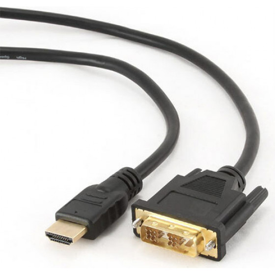 Cablexpert Hdmi To Dvi Cable Single Link 0,5M - (CC-HDMI-DVI-0.5M)