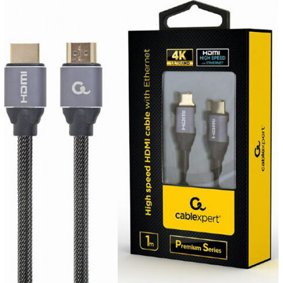 Cablexpert High Speed Hdmi 4K Cable With Ethernet Premium Series 1M - (CCBP-HDMI-1M)