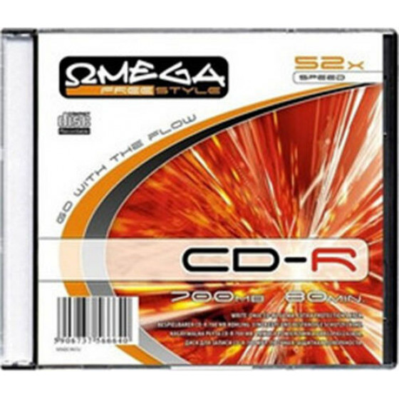 Omega Freestyle CD-R 700MB 52X Slim (10PCS) - (56663)