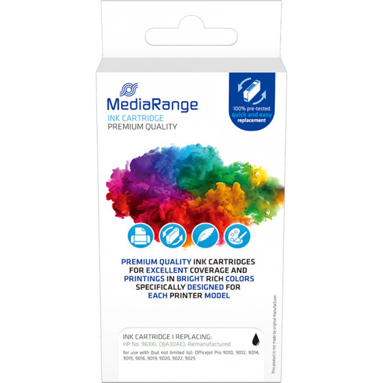 MediaRange Inkjet ������� ��� ��������� Hp (Black) (No.963XL) (3JA30AE) - (MRHP963XLBK)