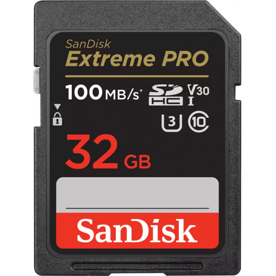 Sandisk Extreme Pro 32GB Sdhc UHS-I + 2 Years Rescuepro Deluxe
