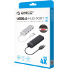 Orico Usb Hub FL02, 4x Usb ports, ����� - (FL02-WH-BP)