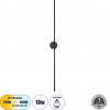 GloboStar Diadem ��������� ������ - ������ Design Led Cct 18W 2160lm 120� Ac 220-240V - �������� �������� ���� �������� On/Off All In One ����� 6000k+������ 4500k+����� 2700k �10 x �4 x �120cm - ����� - 3 Years Warranty - (61333)
