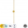 GloboStar Diadem ��������� ������ - ������ Design Led Cct 18W 2160lm 120� Ac 220-240V - �������� �������� ���� �������� On/Off All In One ����� 6000k+������ 4500k+����� 2700k �10 x �4 x �120cm - ����� - 3 Years Warranty - (61334)