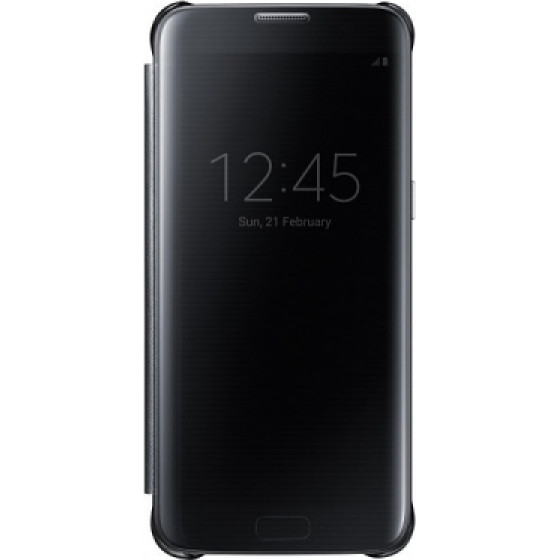 Samsung Original Book Clear View S7 Edge Black - (EF-ZG935CBE)