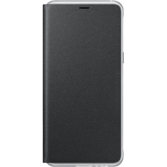 Samsung Original Book Neon Flip Cover A8 2018 Black - (EF-FA530PBEGWW)