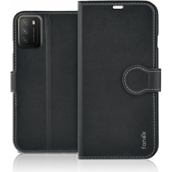 Fonex Book Identity Xiaomi Poco M3 Black - (BOOKID1587B)