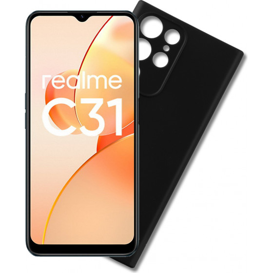 Volte-Tel ���� Realme C31 6.5'' Silicon Tpu Camera Guard BLACK - (5205308316555)