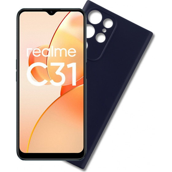 Volte-Tel ���� Realme C31 6.5'' Silicon Tpu Camera Guard BLUE - (5205308316562)