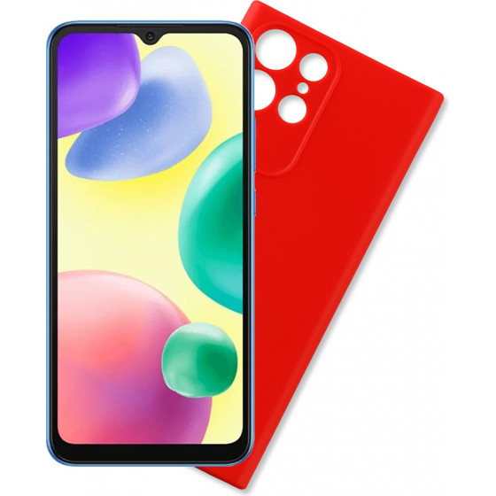 Volte-Tel ���� Xiaomi Redmi 10A 6.53'' Silicon Tpu Camera Guard RED - (5205308316616)